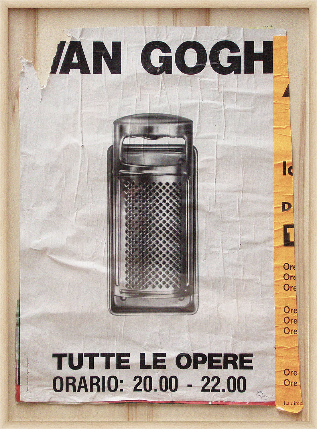 PA04BOVAN — Manifesti decollati, legno, vetro