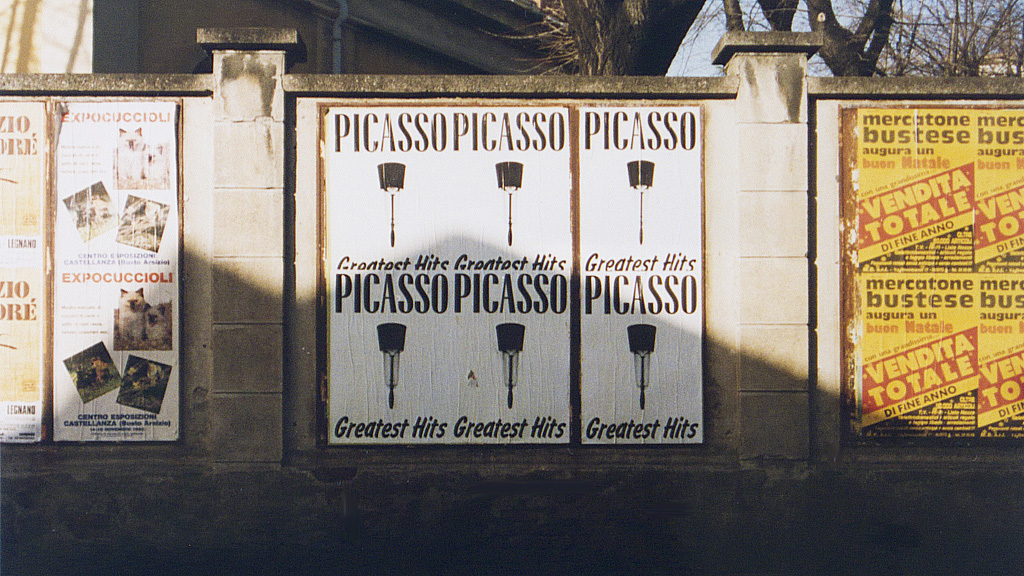 1992. Gallarate (Varese). Pubblica affissione.