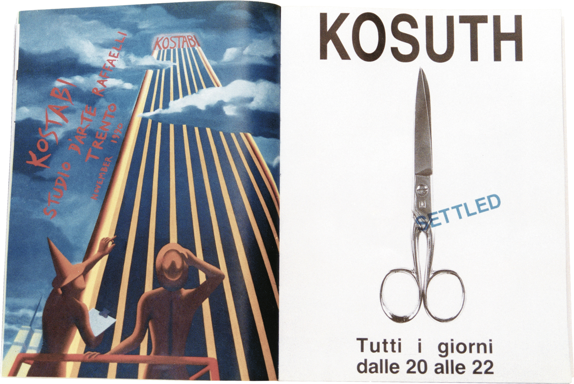 1990. Inserzione pubblicitaria. Flash Art. Edizione Italiana. Ottobre/Novembre