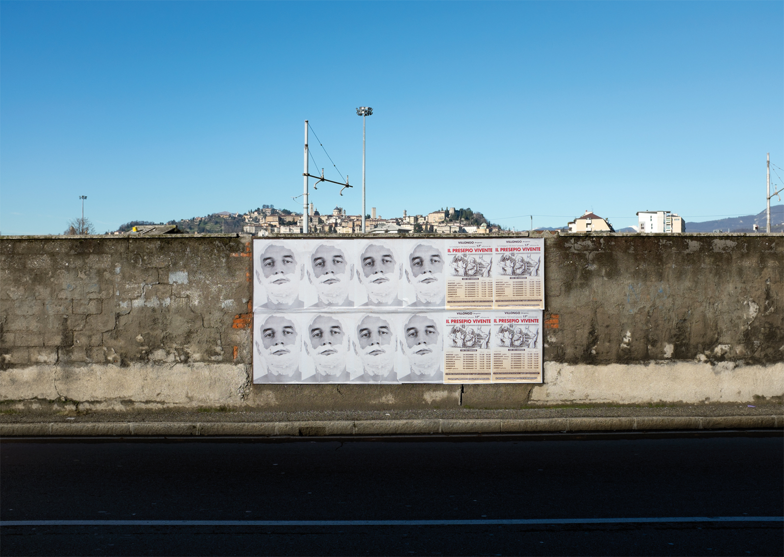 2013. Bergamo. Pubblica affissione.