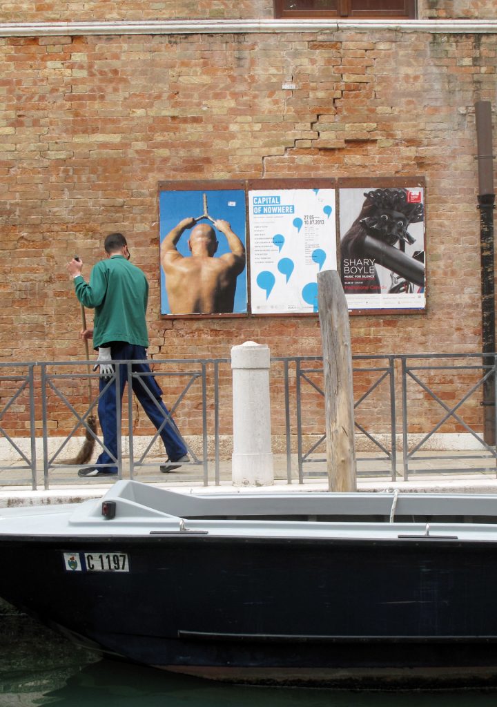 2013. Venezia. Pubblica affissione.