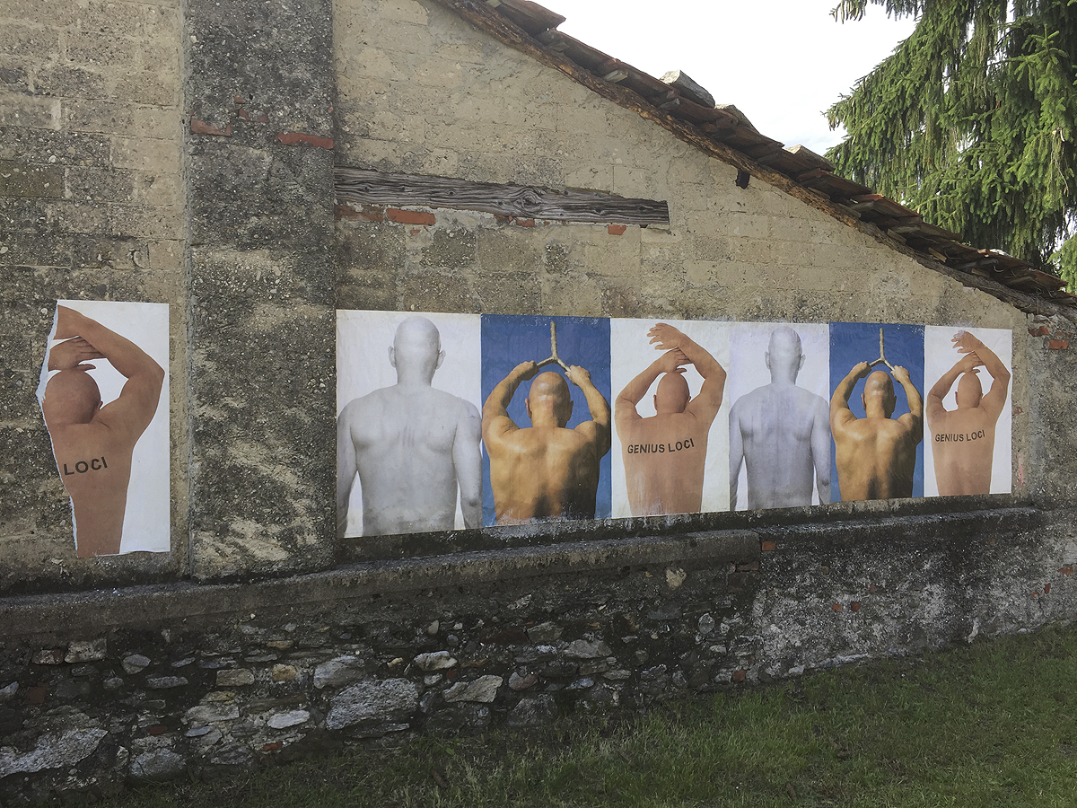 2019. Ticinallo. Pubblica installazione.